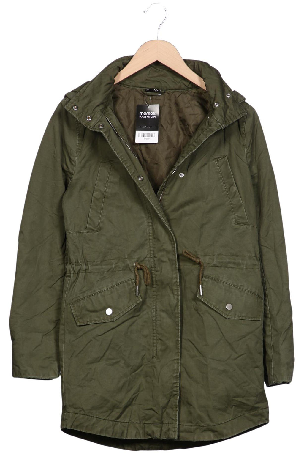 H&M Women Coat Green Size XS 2
