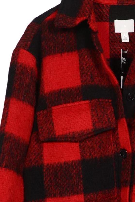 H&M Women Coat Multicolored XS 4