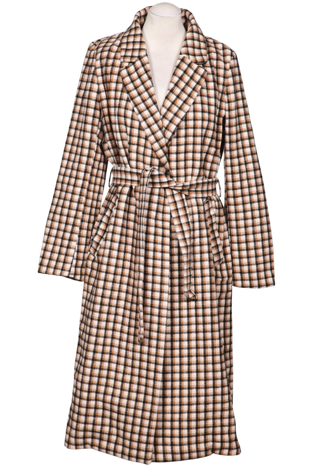 H&M Women Coat Multicolor M 2