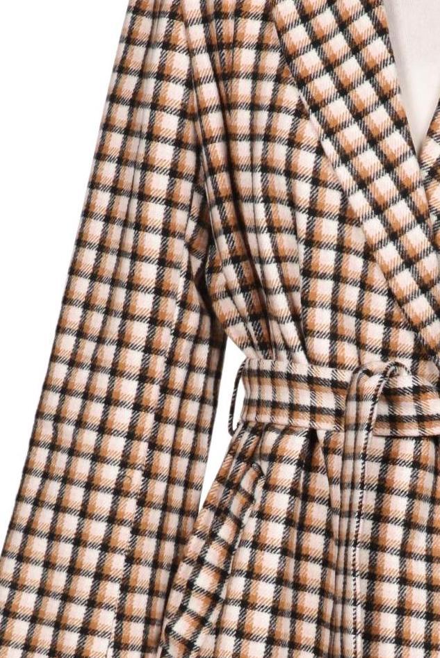 H&M Women Coat Multicolor M 4