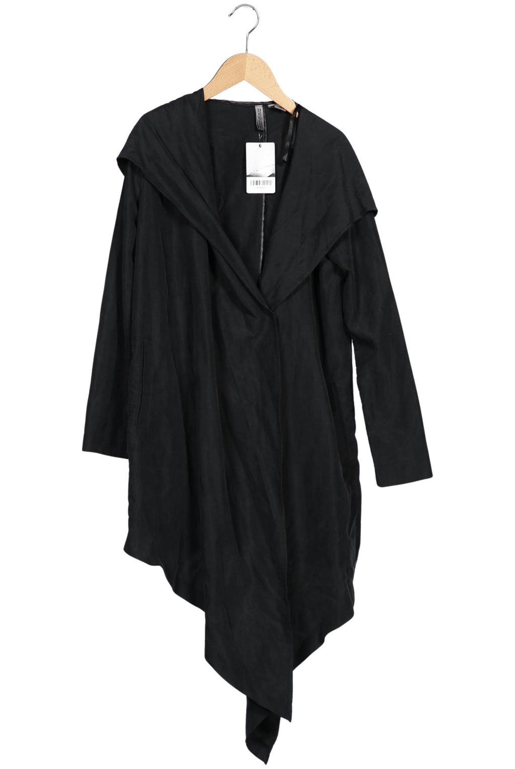 H&M Women Coat Black 34 4