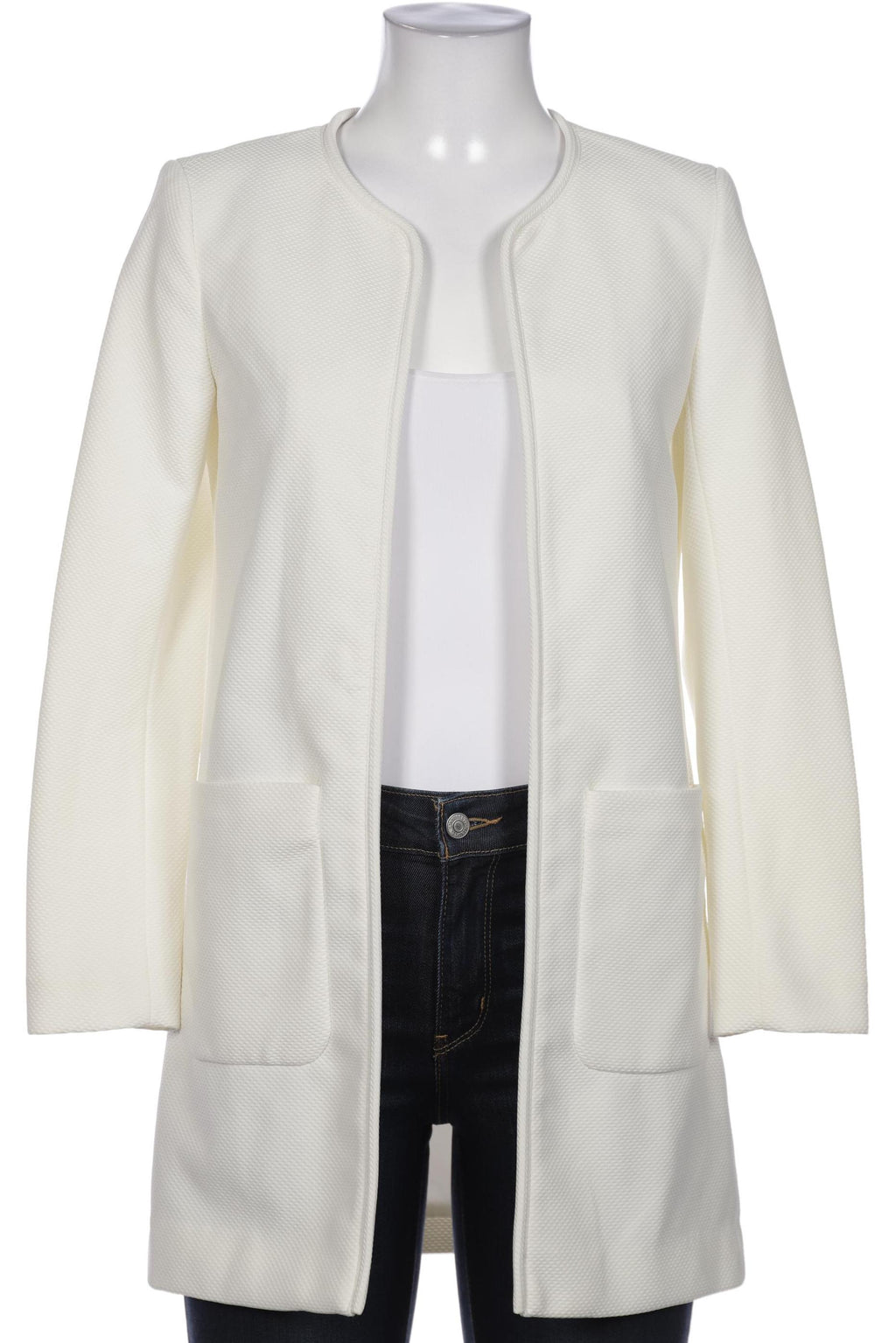 H&M Women Coat White EU 36 4