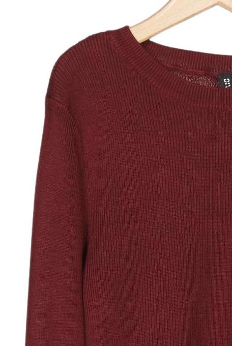 H&M Women's Sweater Bordeaux XS 6
