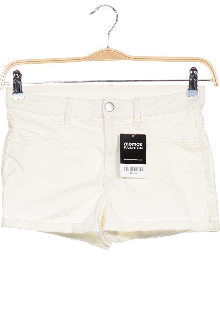 H&M Damen Shorts Weiß EU 36 10