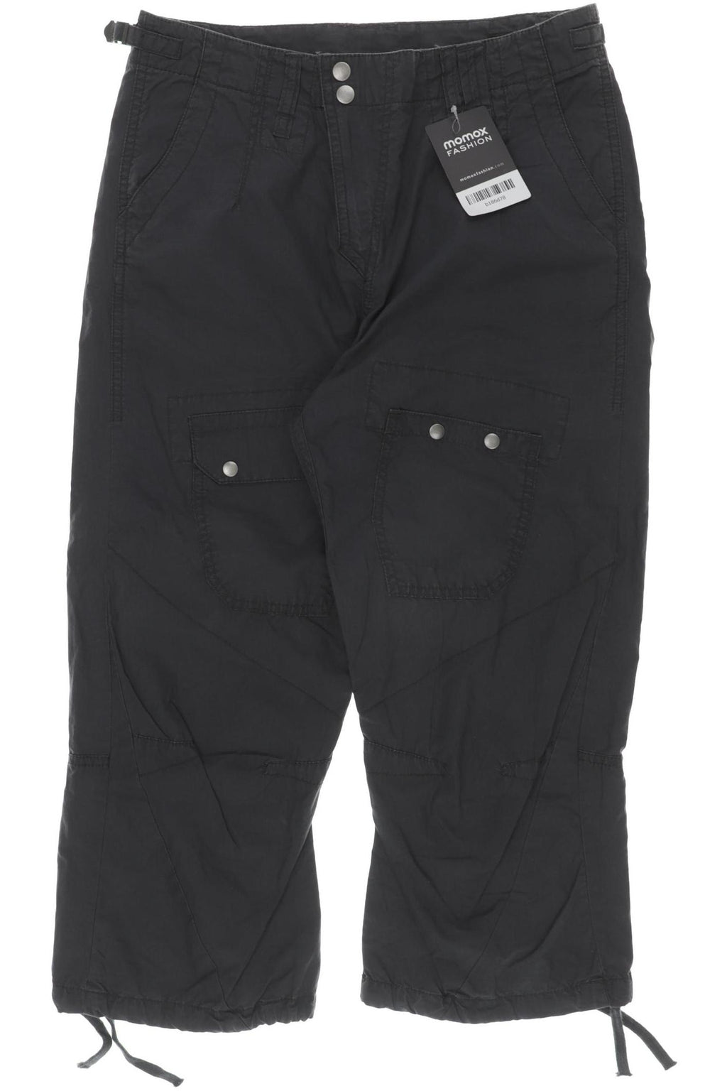 H&M Women's Trousers Gray EU 34 Cotton 4