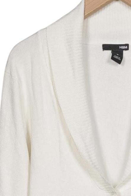 H&M Women Cardigan Cream White S 6