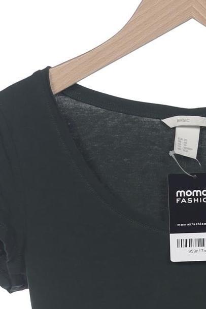 H&M Damen T-Shirt Grün XS 4