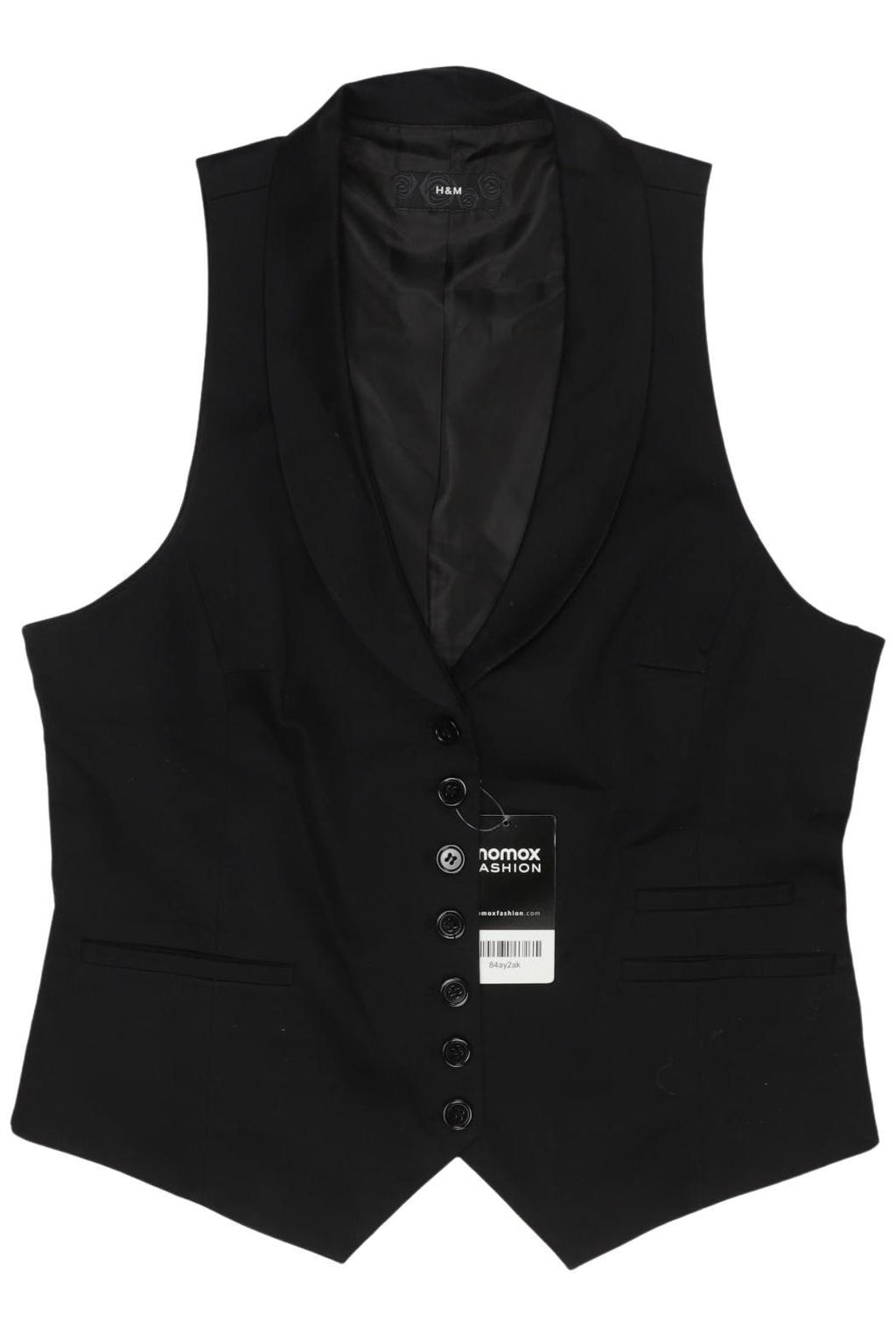 H&M Women Vest Black Size S 2