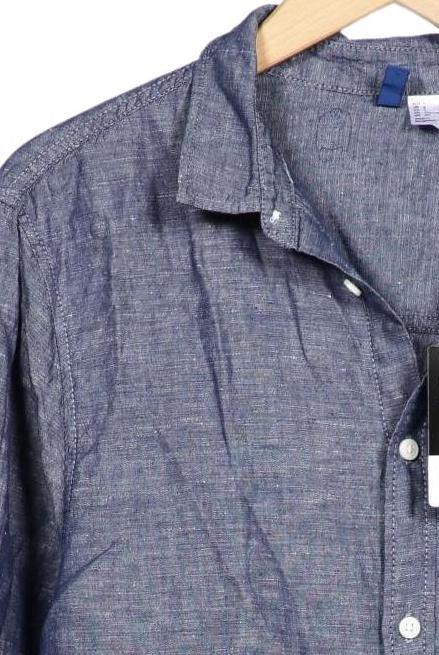 H&M Men Shirt Blue Size S 4