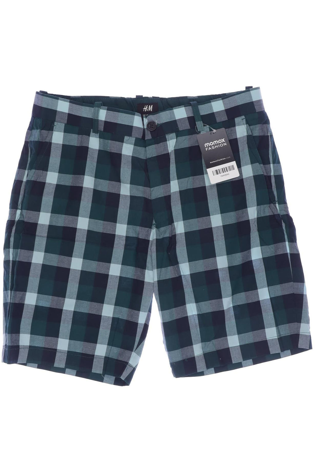 H&M Men Shorts Green EU 48 Cotton 7