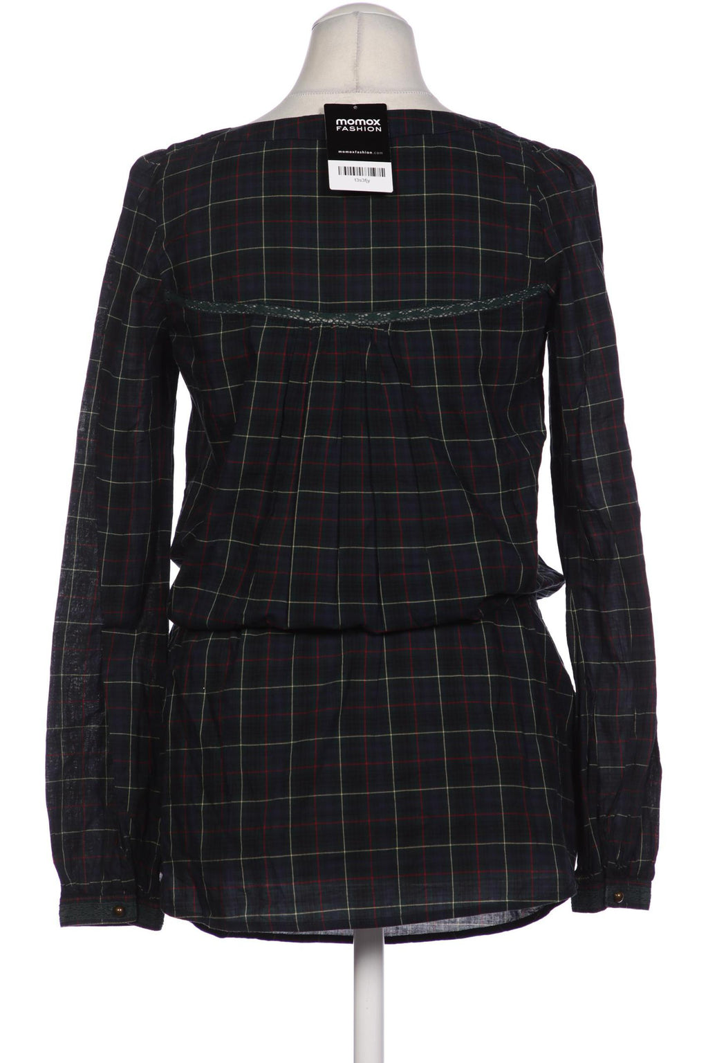 Hallhuber Damen Bluse Grün Gr. S Baumwolle 5