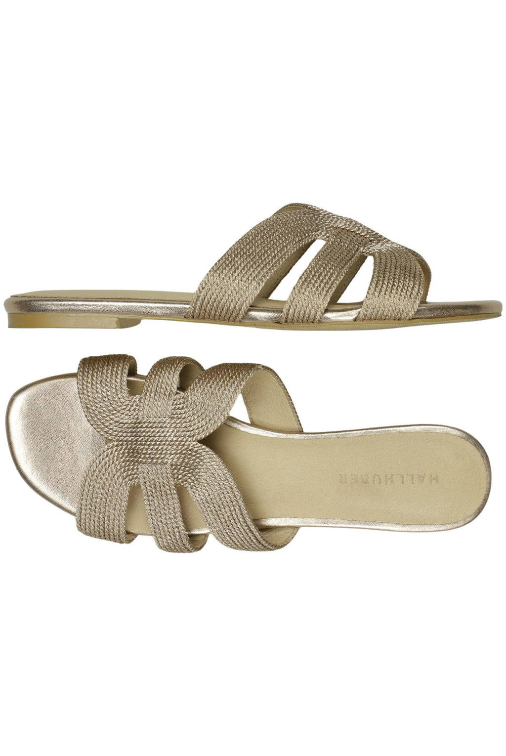 Hallhuber Damensandalen Gold EU 38 2