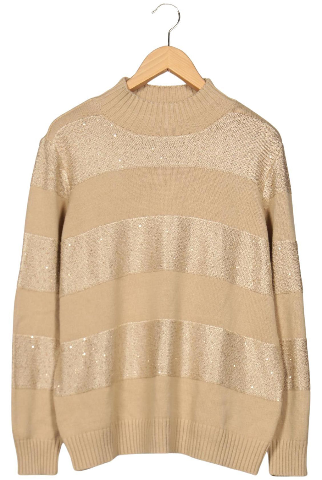 Heine Damen Pullover, Beige, Gr. EU 42 2