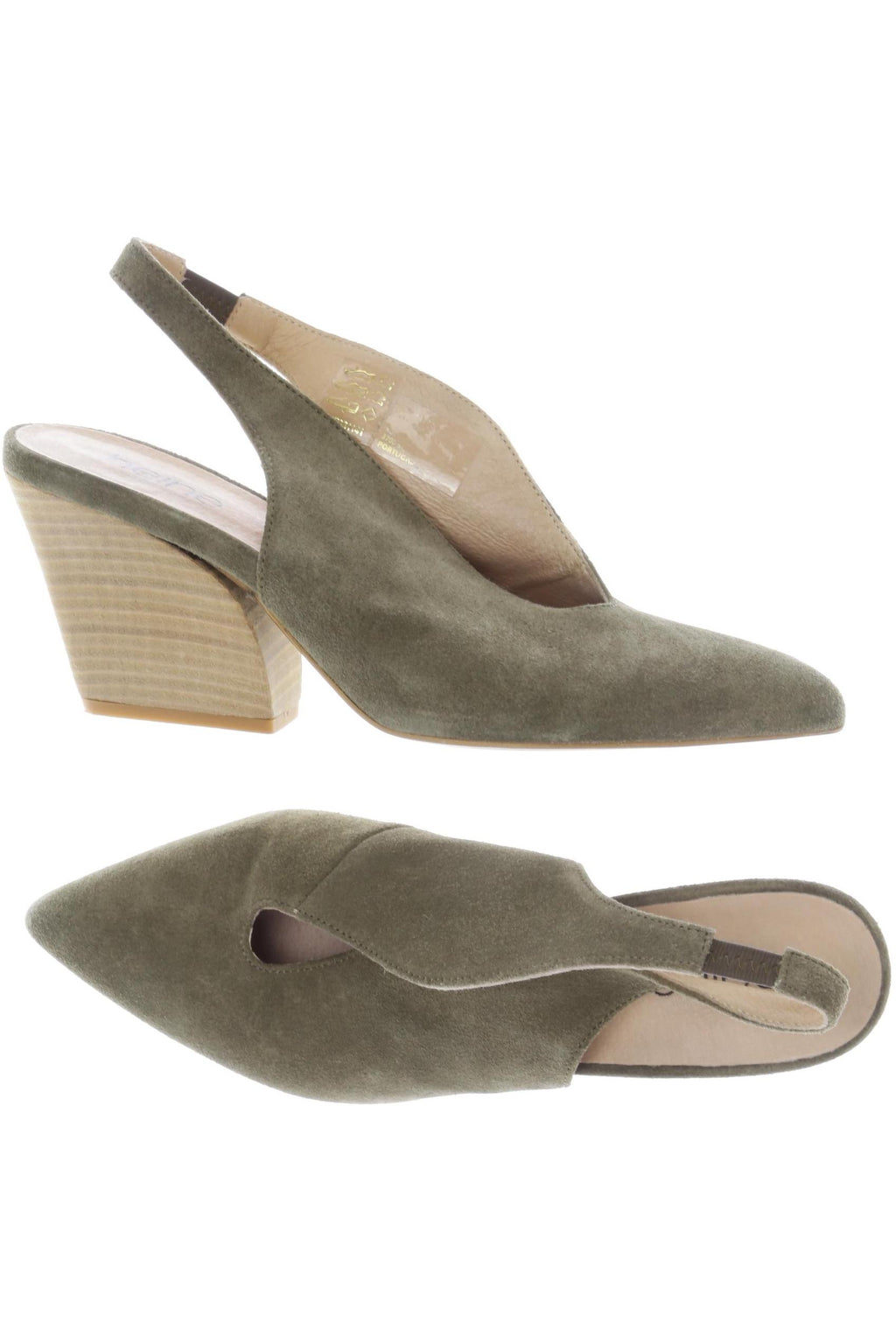 Heine Women's Pumps Green EU 39 Leather 5