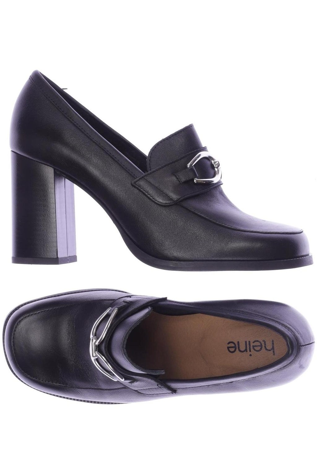 Heine Damen Pumps Schwarz EU 38 3