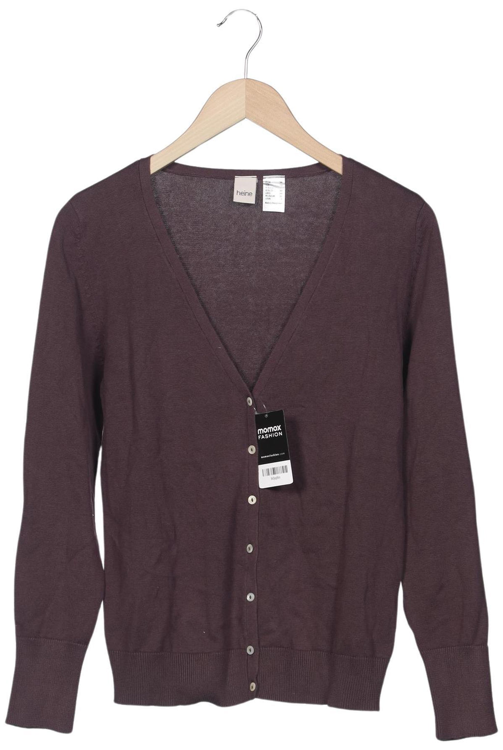Heine Knit Cardigan Purple EU 38 Cotton 2