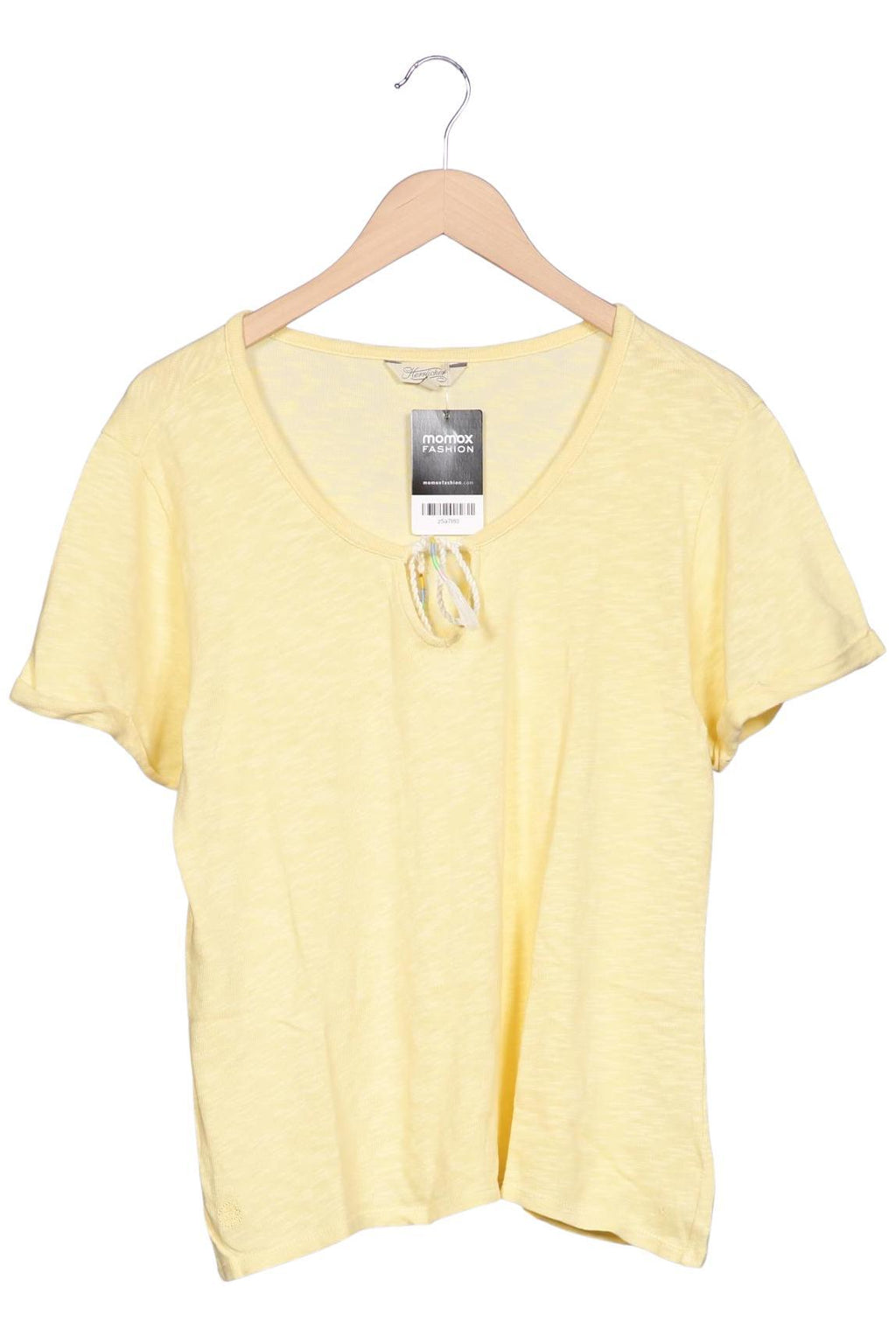 Herrlicher Damen T-Shirt Gelb Gr. S Baumwolle 2