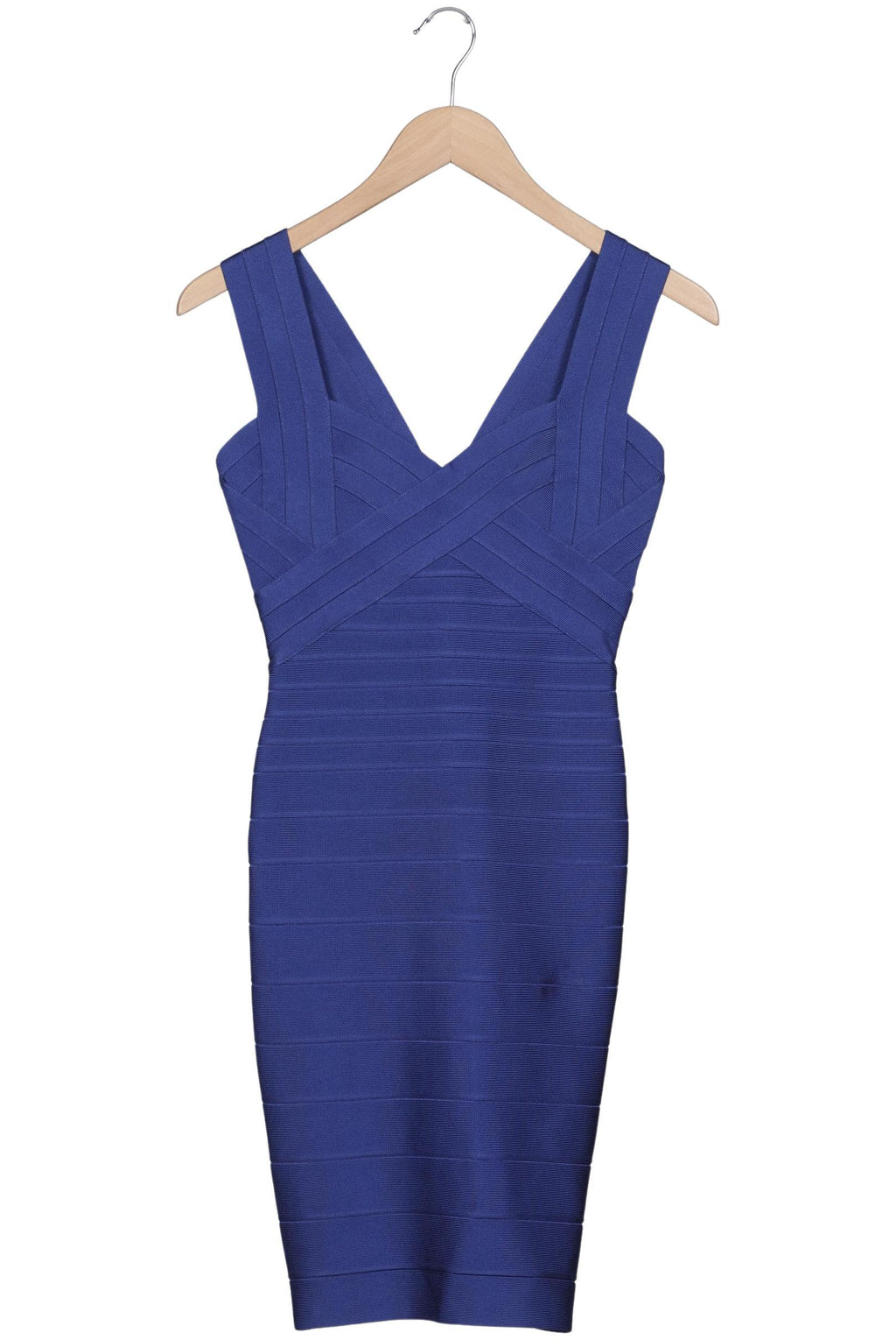 Robe Femme Herve Leger Bleu Marine Taille S 4