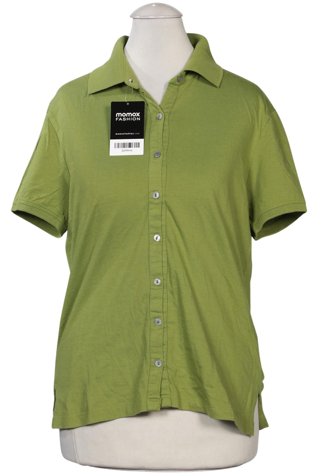 hessnatur Damen Bluse Hellgrün Gr. EU 36 Baumwolle 3