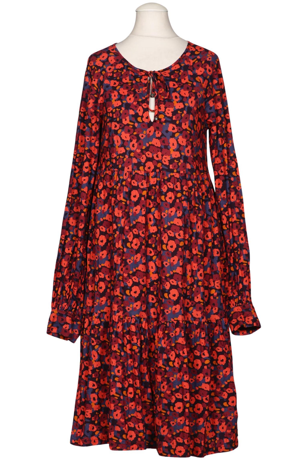hessnatur Damen Kleid Rot EU 34 Baumwolle 3