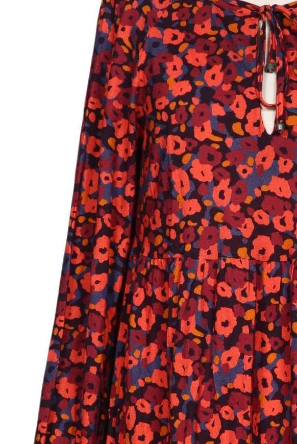 hessnatur Damen Kleid Rot EU 34 Baumwolle 5