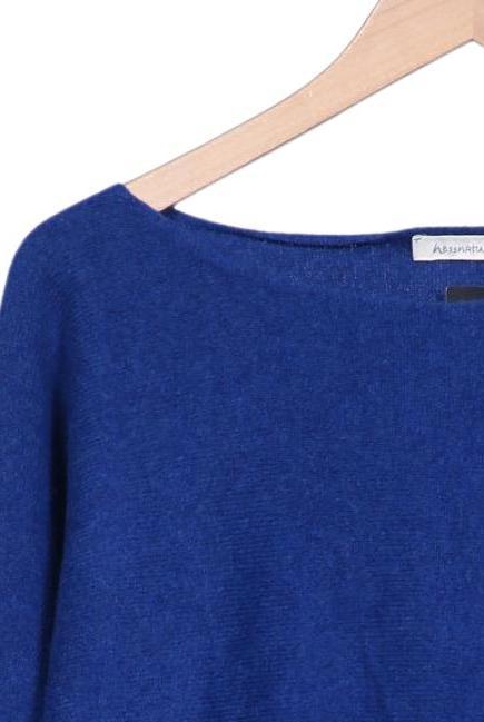 hessnatur Damen Pullover Blau Gr. L Schurwolle 4