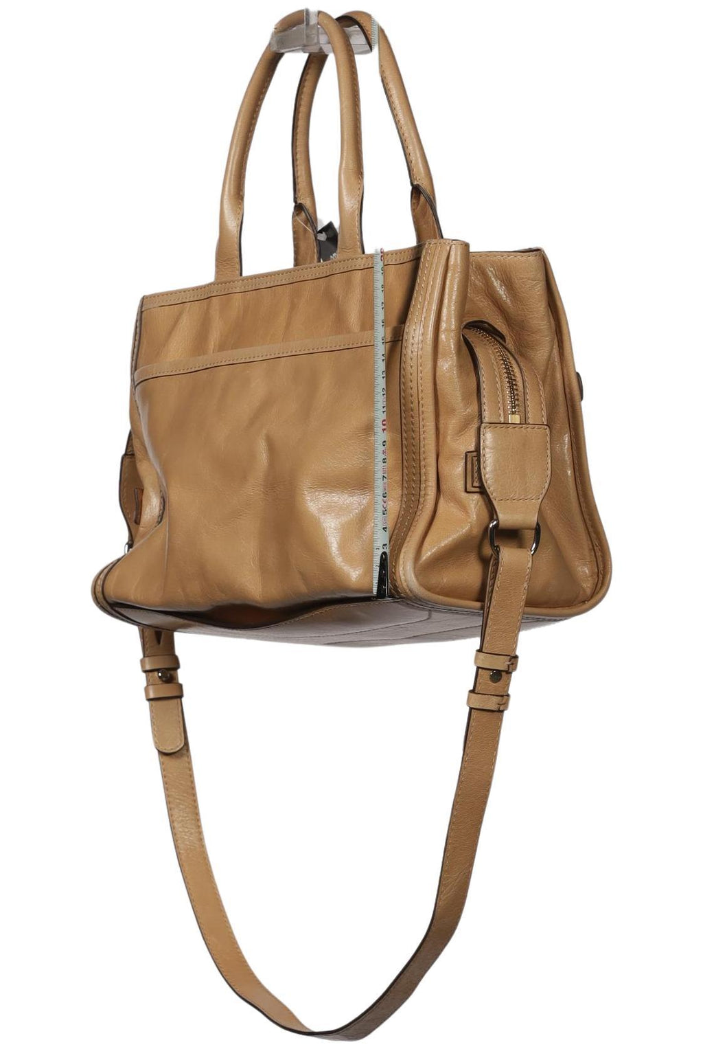 Tommy Hilfiger Collection Large Leather Handbag Beige 3