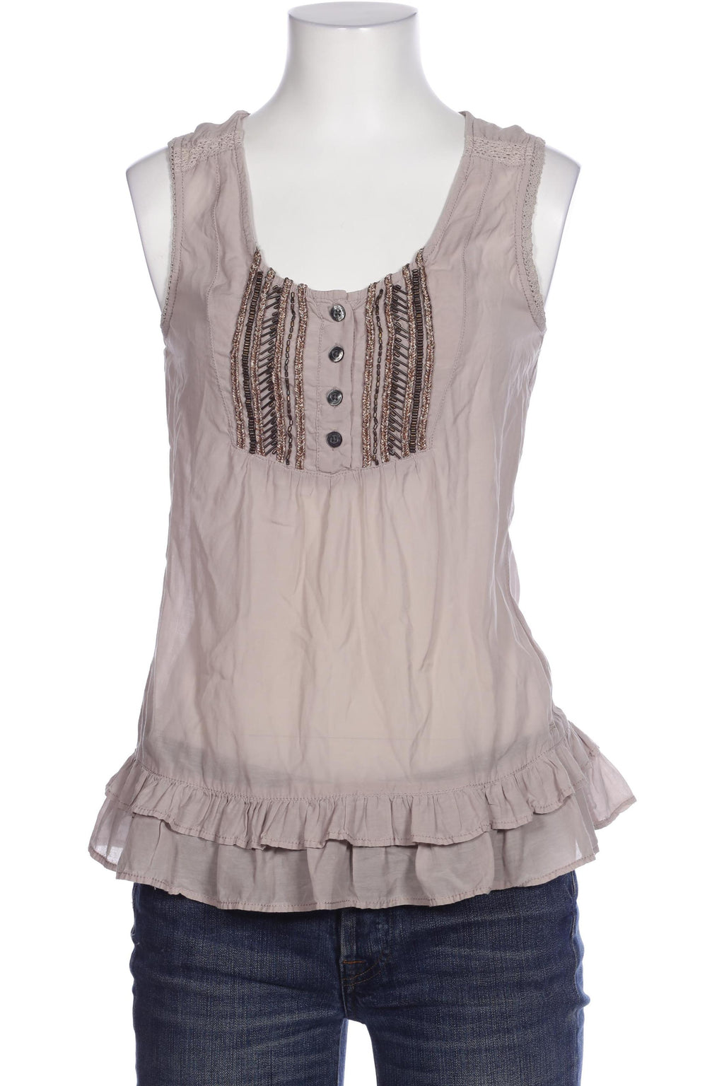 Tommy Hilfiger Denim Women's Blouse Gray Size S 8