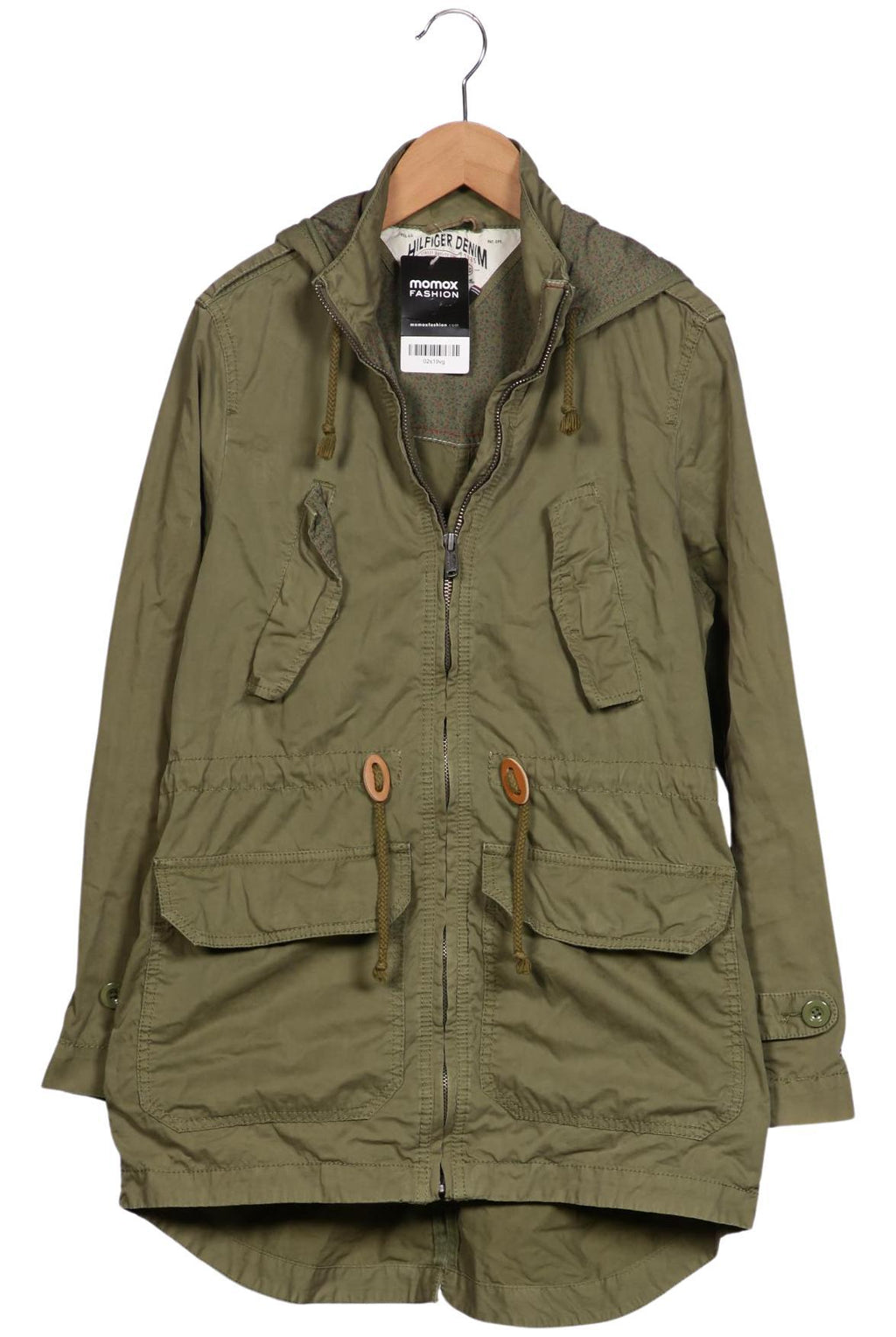 Tommy Hilfiger Denim Women's Jacket Green Size XS Cotton 3