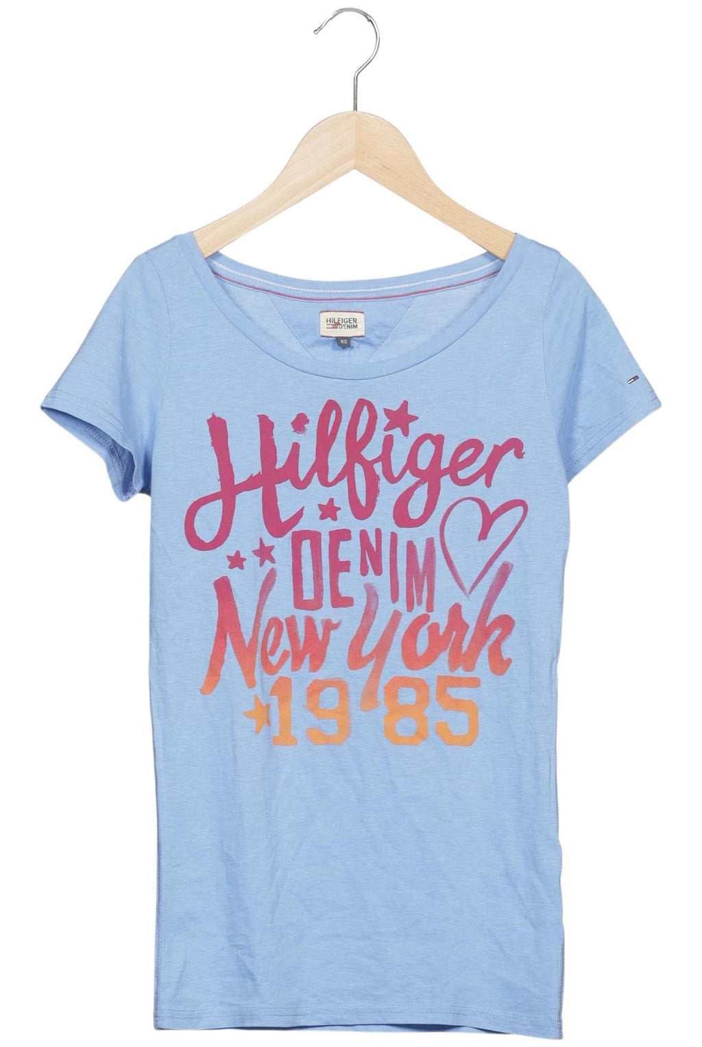 Tommy Hilfiger Denim T-Shirt Light Blue XS 2