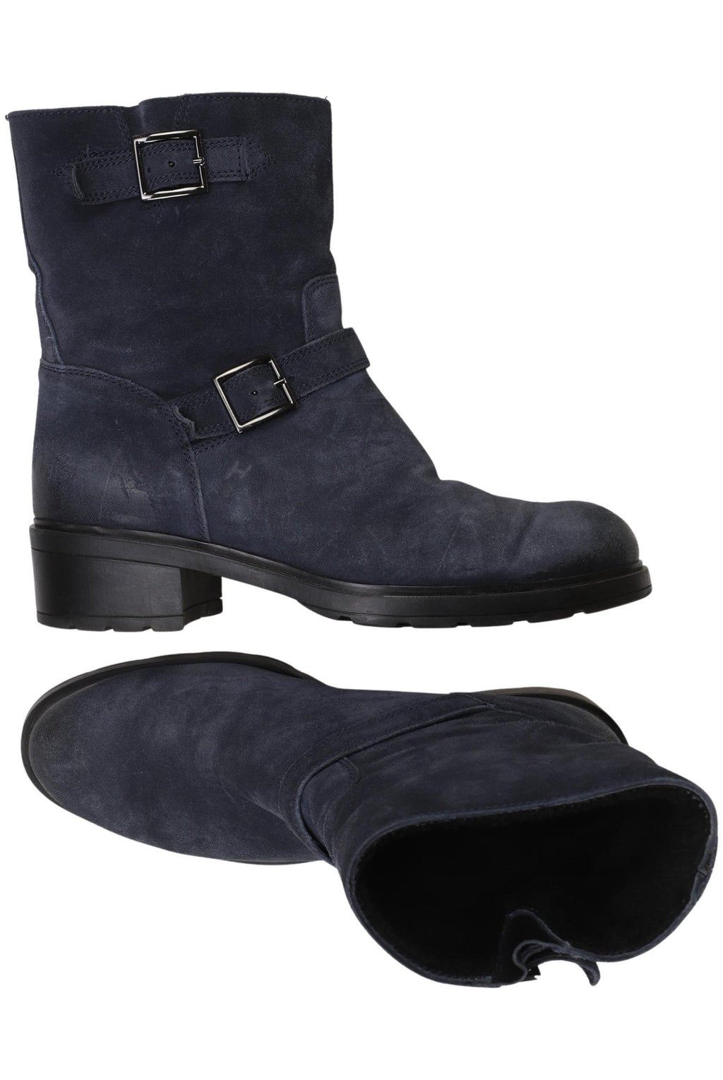 Hogan Women's Ankle Boot Navy Blue EU 39 Leather 2