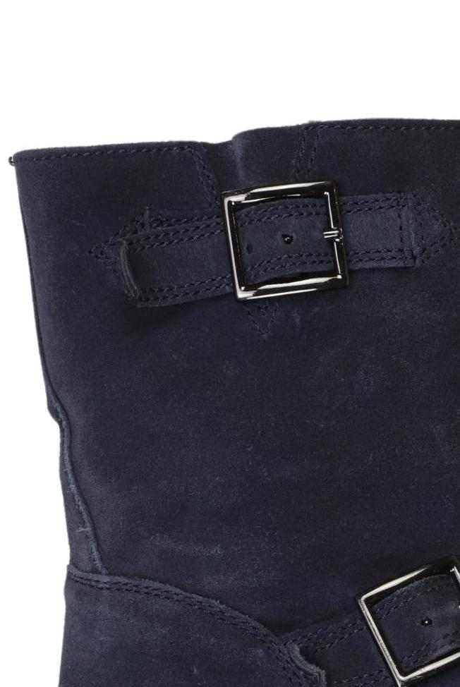 Hogan Women's Ankle Boot Navy Blue EU 39 Leather 3