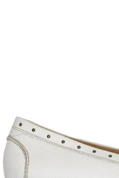 Högl Women's Half Shoe White EU 38.5 Leather Second Hand 3