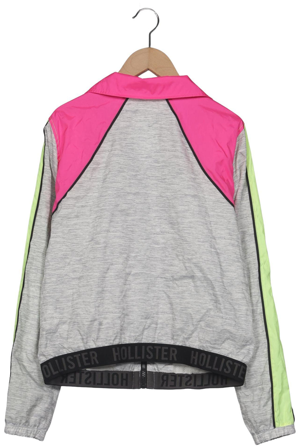 Hollister Damen Neon Synthetik Jacke Gr. S 3