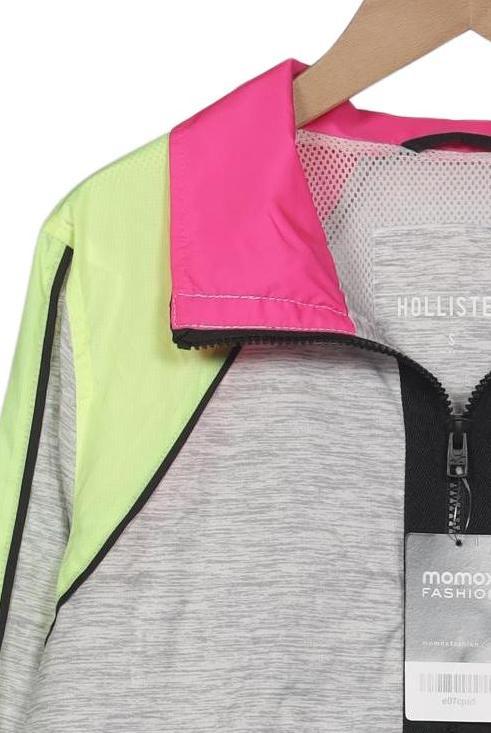 Hollister Damen Neon Synthetik Jacke Gr. S 4
