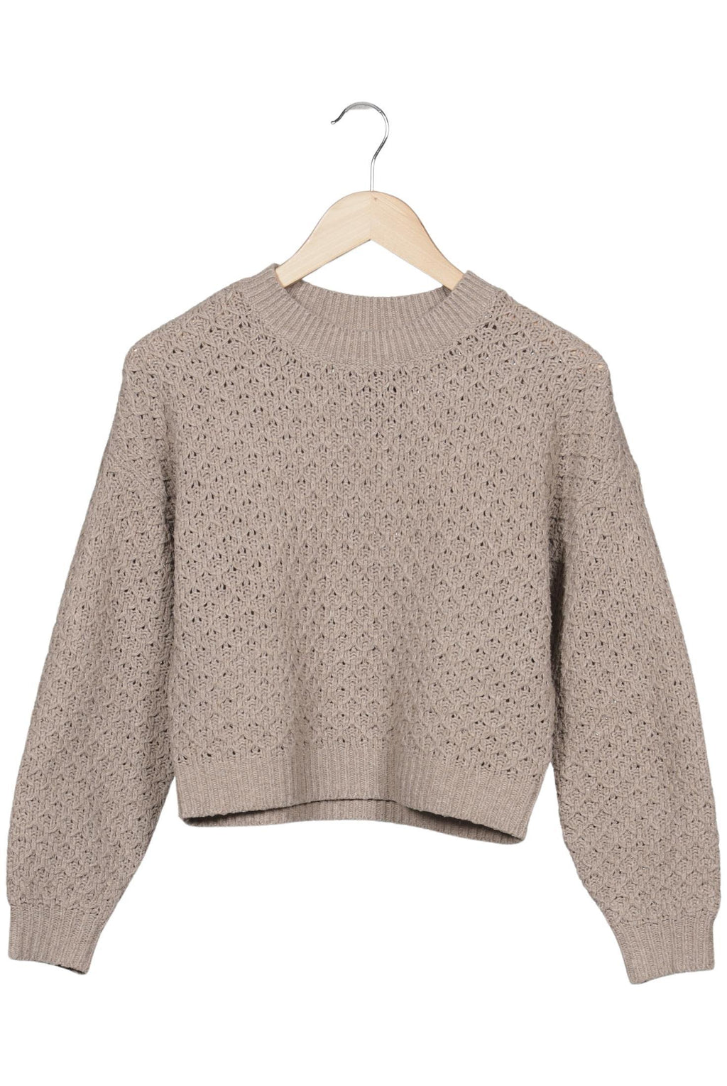 Hollister Women's Sweater Beige XS 4