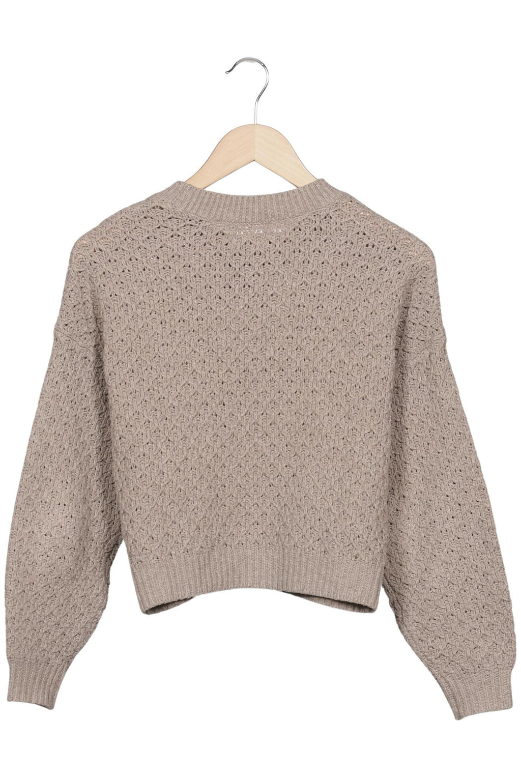 Hollister Women's Sweater Beige XS 5