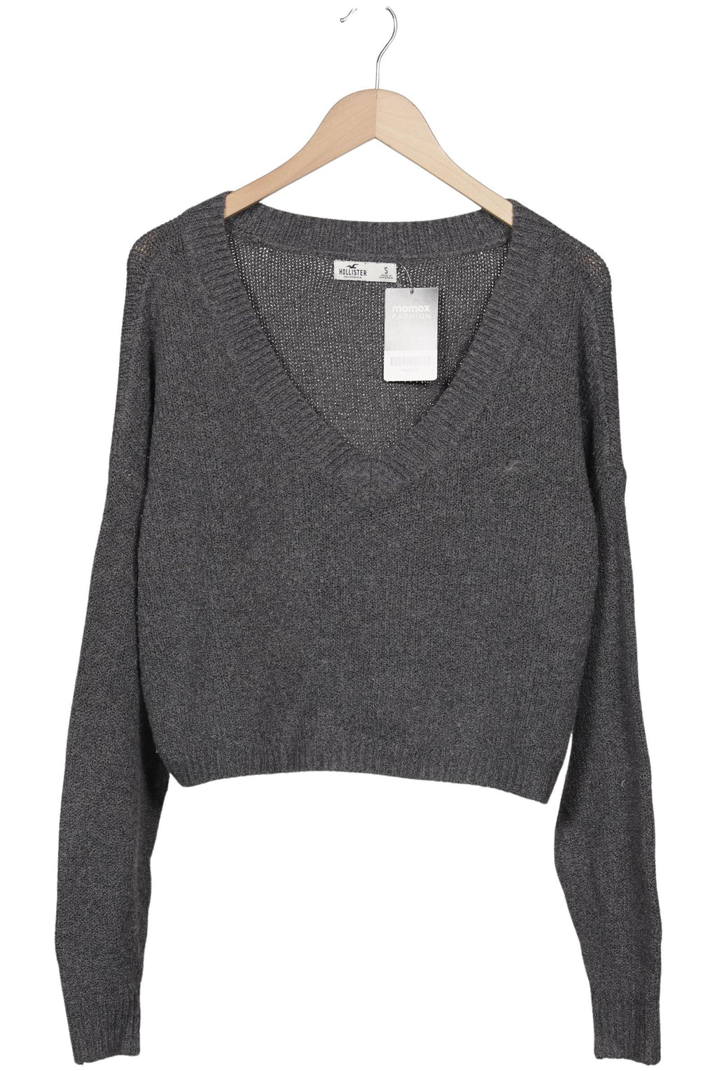 Hollister Women's Pullover Gray S Cotton Blend 2