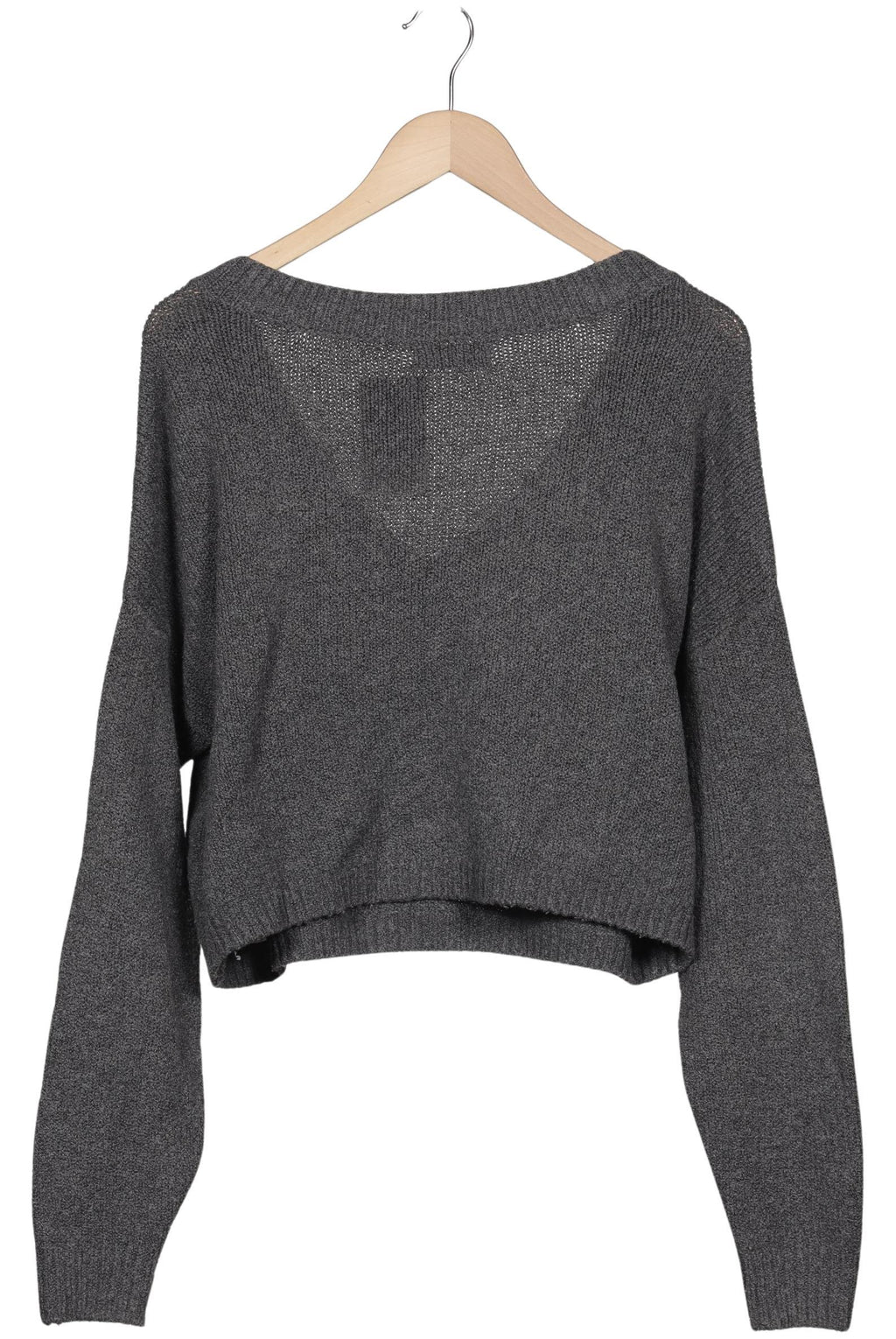 Hollister Women's Pullover Gray S Cotton Blend 3