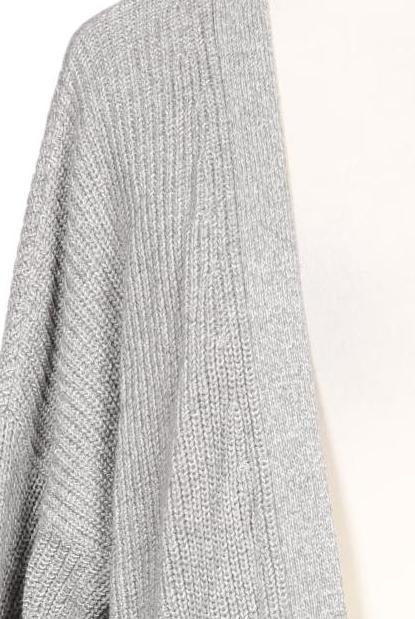 Hollister Women's Cardigan Gray Size XS Cotton 4