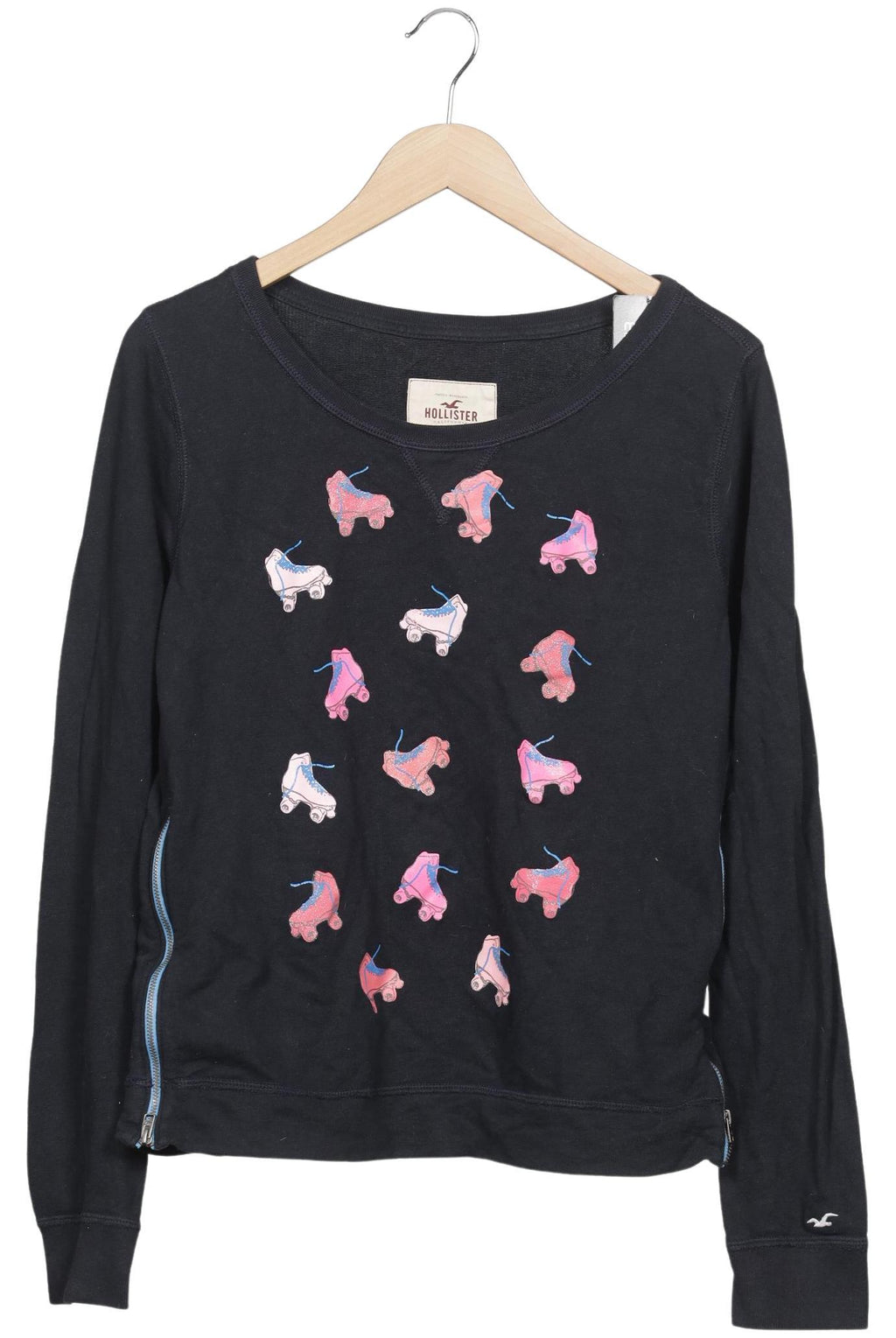 Hollister Women's Sweater Black Size L 2