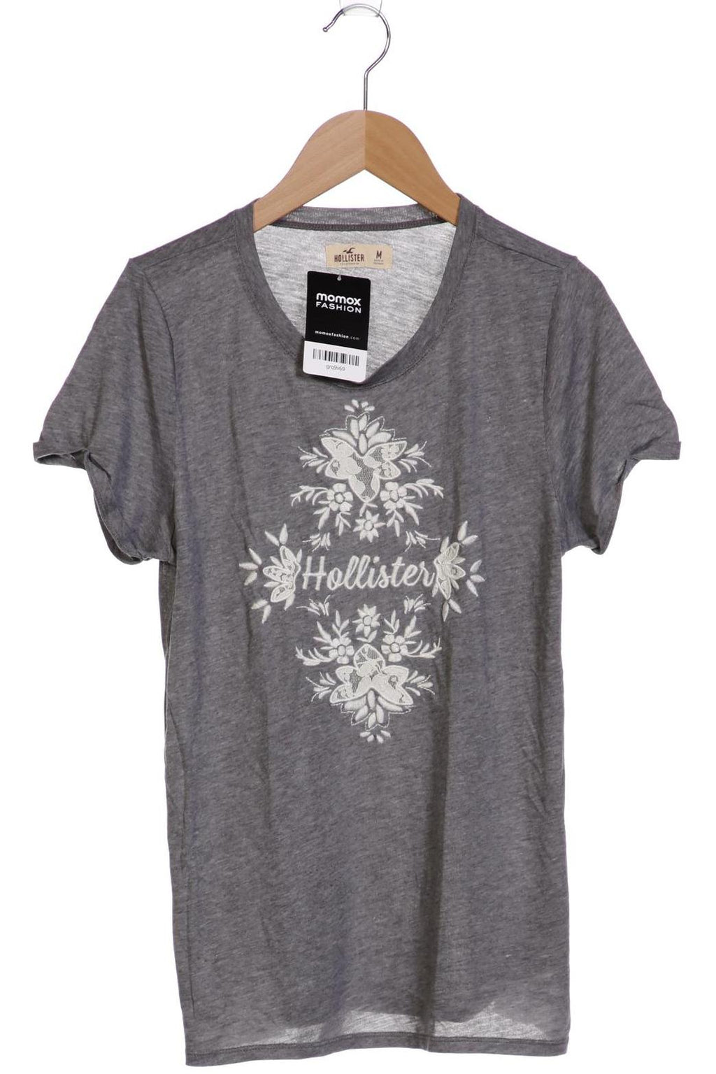 Hollister Damen T-Shirt Grau M 2