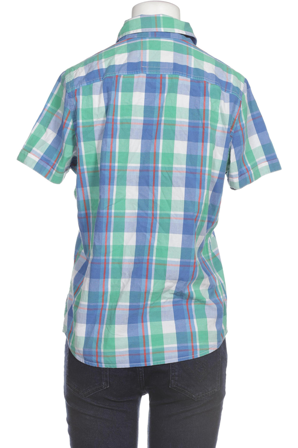 Hollister Herren Hemd Grün Gr. S Baumwolle 8