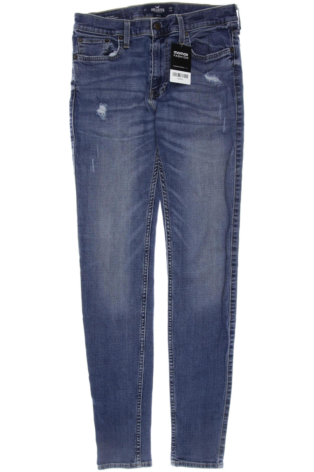 Hollister Men Jeans Navy W32 Cotton Blend 8