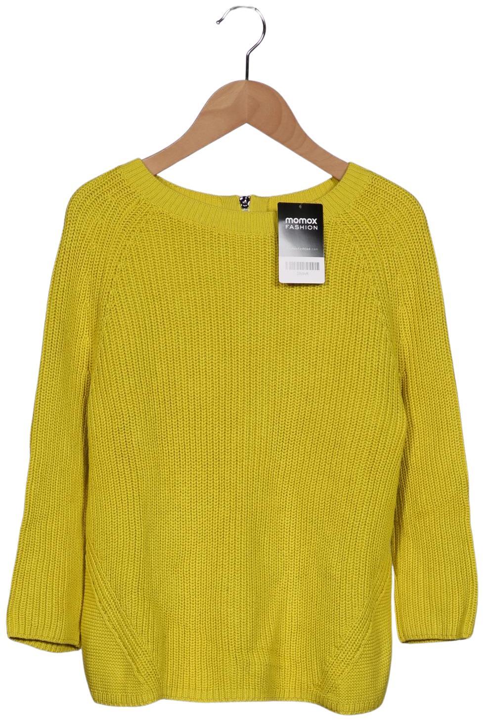 Hugo Boss Damen Pullover Gelb Gr. XS Baumwolle 9