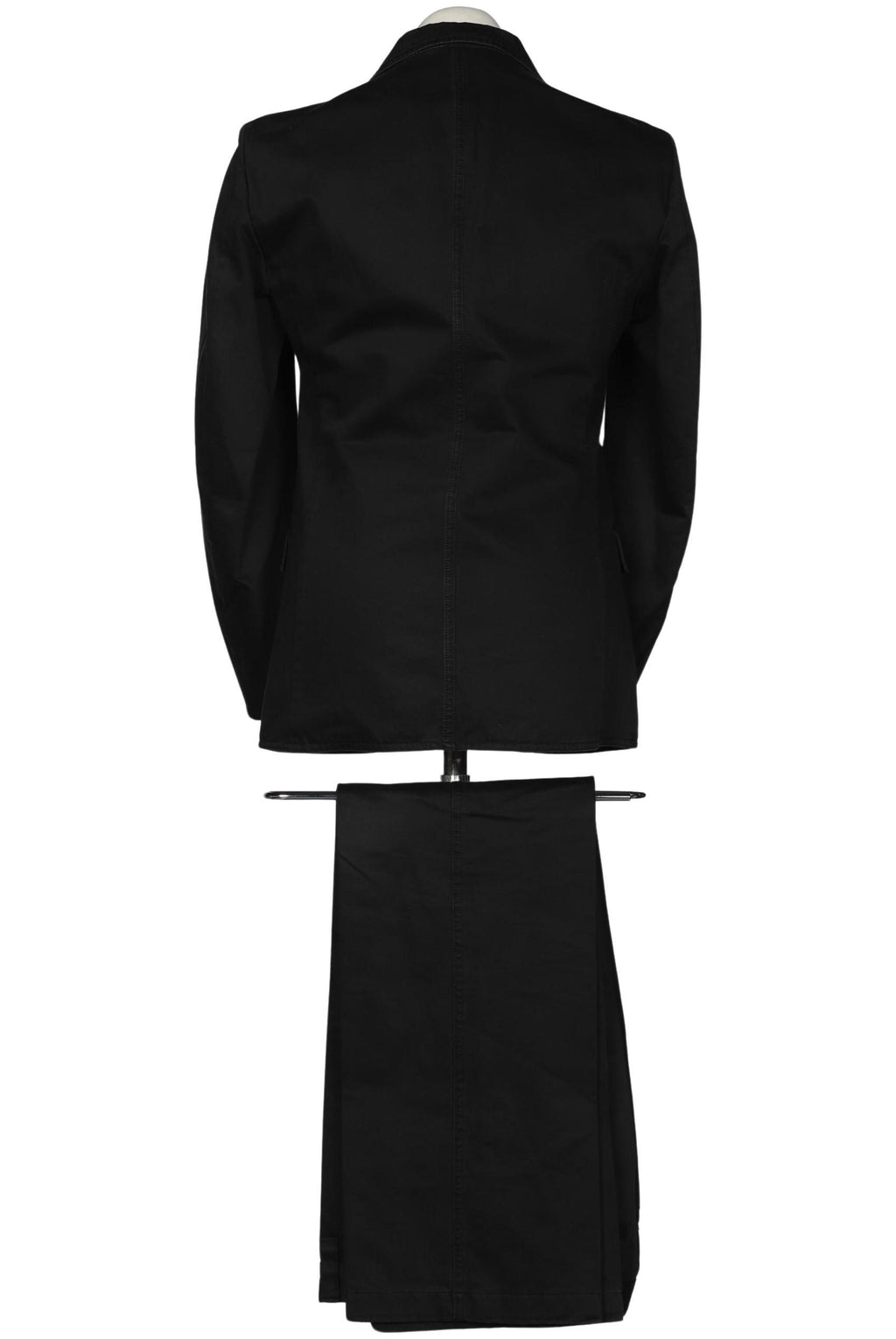 Hugo Boss Herrenanzug Schwarz EU 46 Baumwolle 5