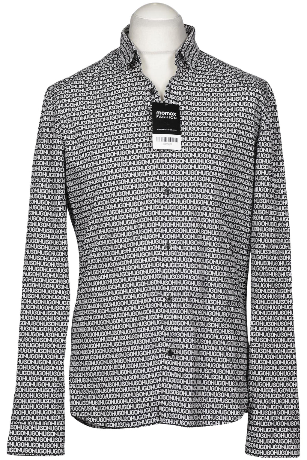 Hugo Boss Men Shirt Black L Cotton 9