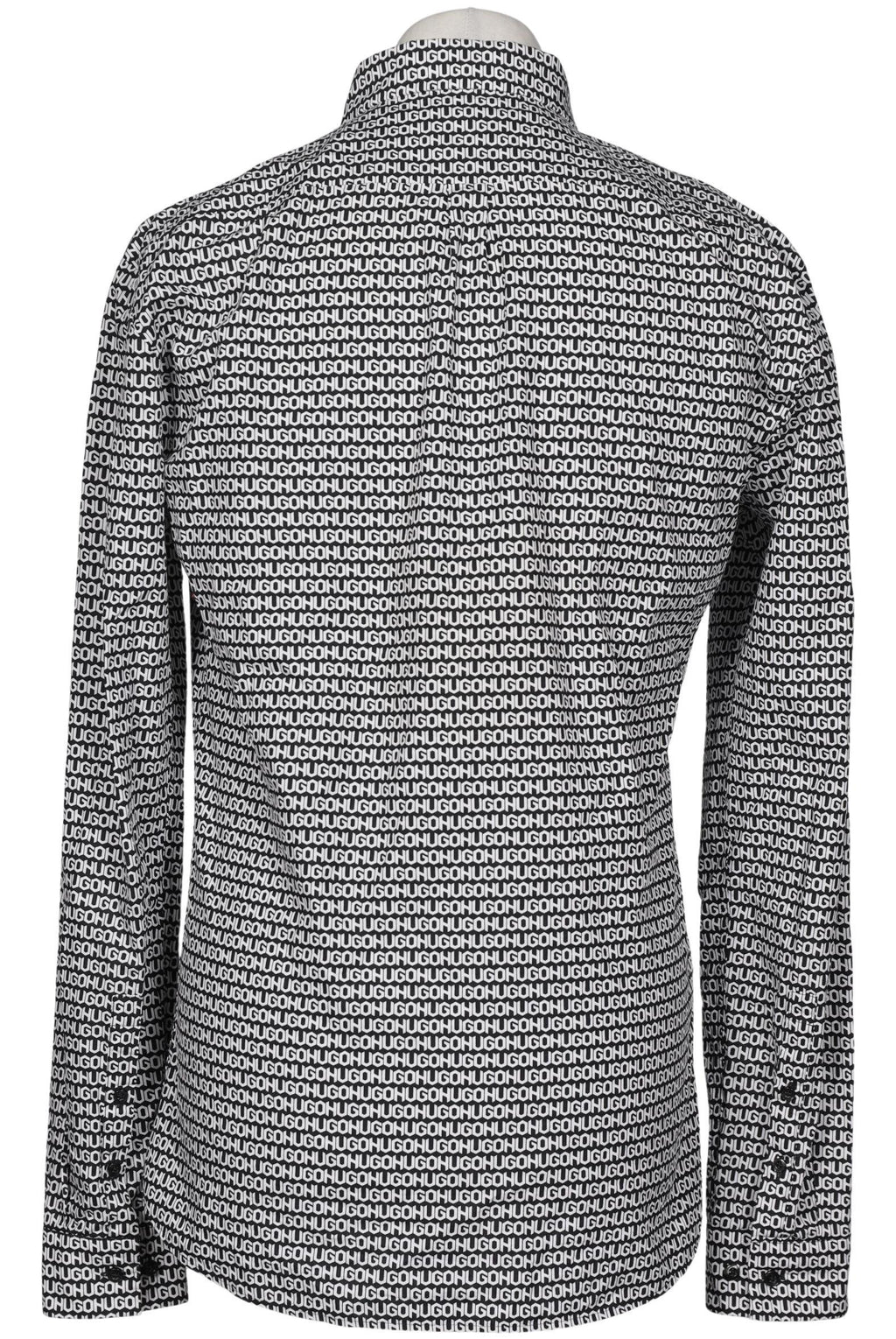 Hugo Boss Men Shirt Black L Cotton 10