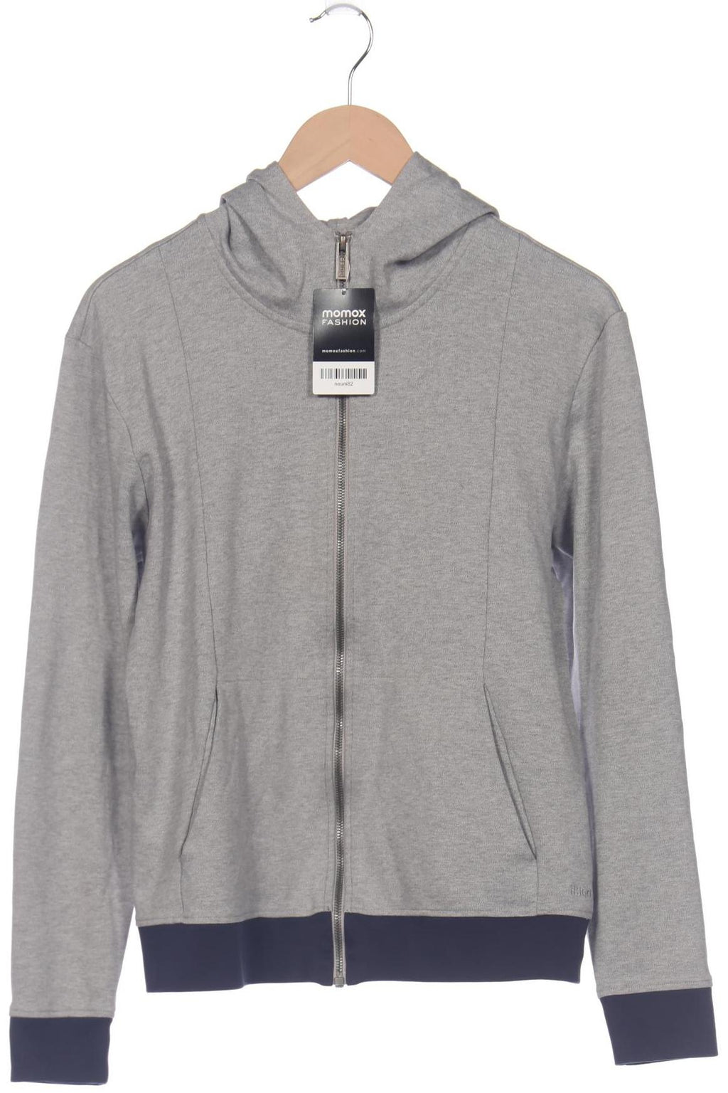 Hugo Boss Herren Kapuzenpullover Grau M Baumwolle 10