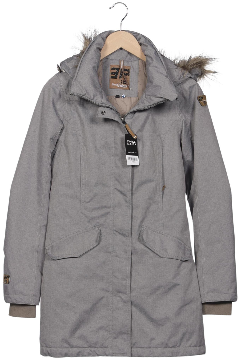 Icepeak Damen Mantel Grau EU 38 5